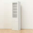 隙間収納 (半透明樹脂扉+板扉タイプ 幅45cm) 4枚目画像