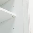 隙間収納 (半透明樹脂扉+板扉タイプ 幅45cm) 11枚目画像