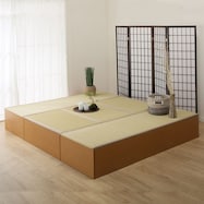 【送料無料】樹脂製畳収納ユニットロータイプセット 180×210cm