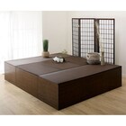 樹脂製畳収納ユニットハイタイプセット 180×210cm (H180/H90 BR) 1枚目画像