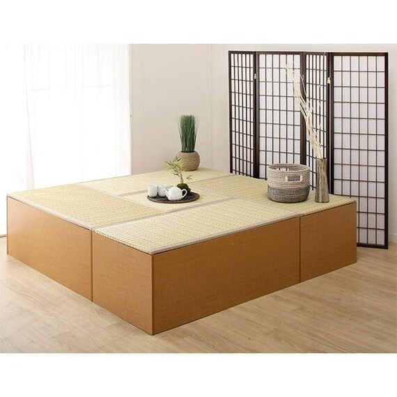 樹脂製畳収納ユニットハイタイプセット 180×180cm (H60/H120 NA) 1枚目画像