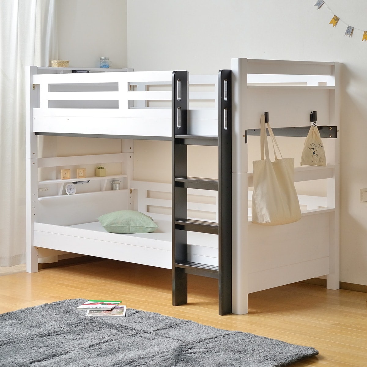 丈夫で安心 棚付き2段ベッド スタウト Ww Dbr 通販 ニトリネット 公式 家具 インテリア通販 丈夫で安心 棚付き2段ベッド スタウト Ww Dbr 通販 ニトリネット 公式 家具 インテリア通販