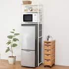 シンプルな冷蔵庫ラック(幅62 WH) 1枚目画像