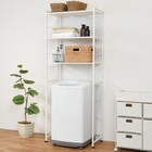 シンプルな洗濯機ラック(幅77 WH) 1枚目画像