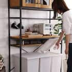 ヴィンテージテイストのごみ箱上ラック ワイド (NA) 11枚目画像