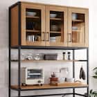 ヴィンテージテイストのごみ箱上ラック ワイド (NA) 15枚目画像