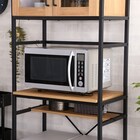 ヴィンテージテイストのごみ箱上ラック スリム (NA) 5枚目画像