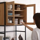 ヴィンテージテイストのごみ箱上ラック スリム (NA) 8枚目画像