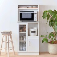 レンジ台 (BRM WH)【期間限定価格:8/5~9/24まで】