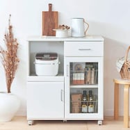 カウンターワゴン 幅74cm(BRM WH)