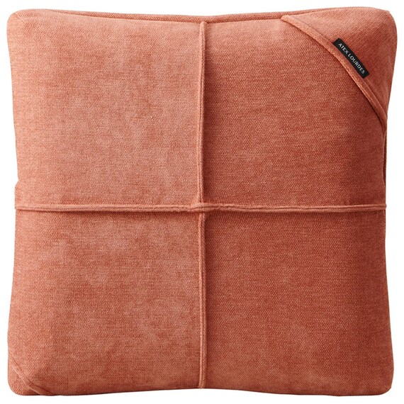 薄型プレミアムマッサージクッション ダブルもみ(オレンジブラウン) 1枚目画像