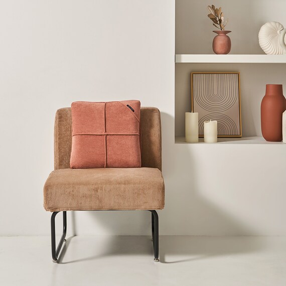 薄型プレミアムマッサージクッション ダブルもみ(オレンジブラウン) 4枚目画像