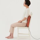 薄型プレミアムマッサージクッション ダブルもみ(オレンジブラウン) 7枚目画像