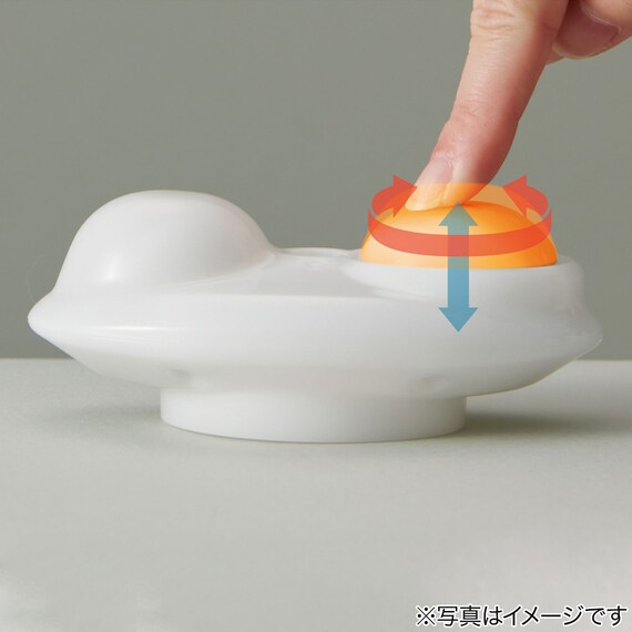 薄型プレミアムマッサージクッション ダブルもみ(オレンジブラウン) 8枚目画像