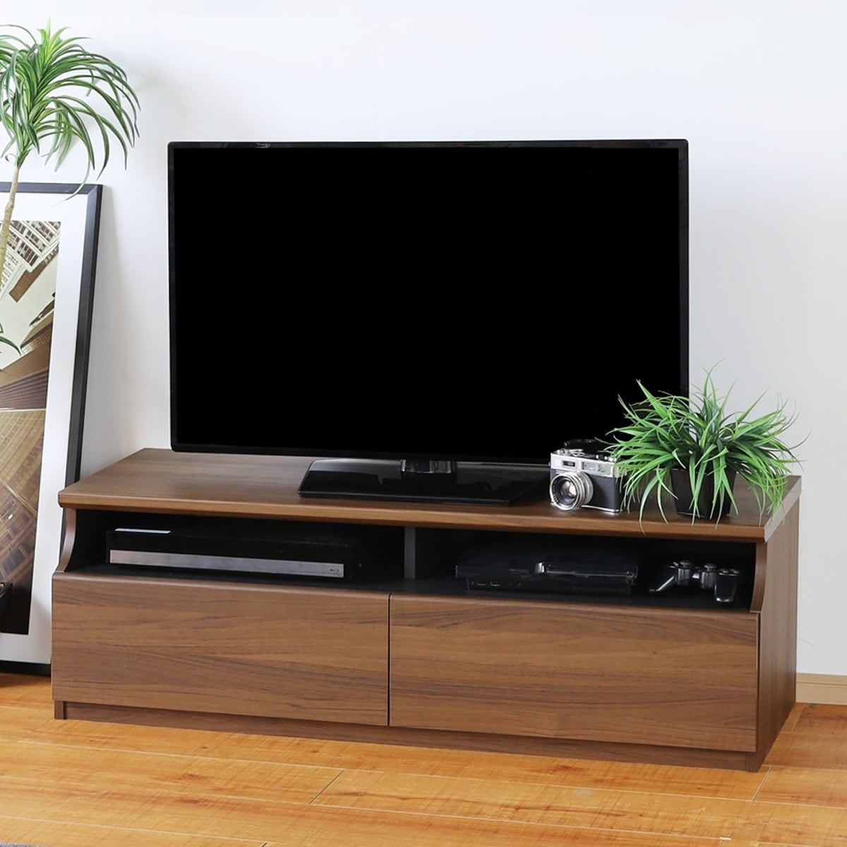 シンプルなローテレビボード (TL3 幅118cm DBR) | ニトリネット【公式