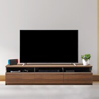 シンプルなローテレビボード (TL3 幅177cm DBR)