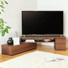 伸縮テレビボード (ADL 幅130~195cm DBR) 1枚目画像