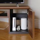 伸縮テレビボード (ADL 幅130～195cm DBR) 7枚目画像