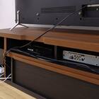 伸縮テレビボード (ADL 幅130～195cm DBR) 10枚目画像