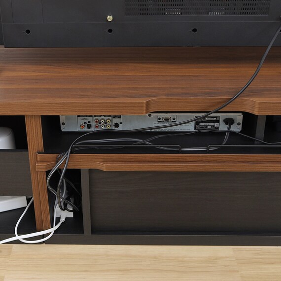 伸縮テレビボード (ADL 幅130～195cm DBR) 11枚目画像