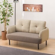 2人掛けツートーンソファ 布張りタイプ (DJ22)