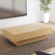 両サイド引き出し付きセンターテーブル(木目)