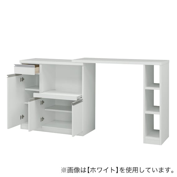 幅調節可能な伸長式カウンター (幅110~181cm BR) 4枚目画像