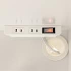 家電&収納たっぷりレンジボード (扉タイプ 幅57.5cm DBR) 4枚目画像