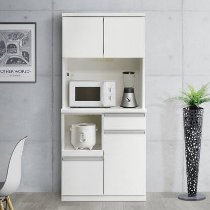 見た目すっきり 板戸レンジボード (幅80cm)通販 | ニトリネット【公式  