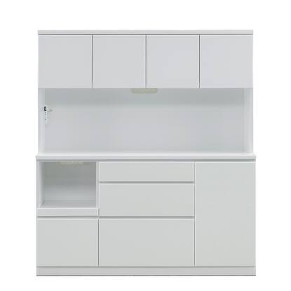 鏡面仕様のキッチンボード (幅159.5cm WH)通販 | ニトリネット【公式 