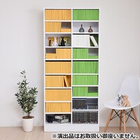 1cm間隔で棚板調整ができるラック [深型タイプ] (幅81 WH)