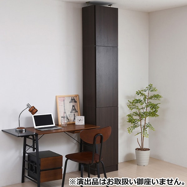 さとり　棚なし 1cm間隔で棚板調整ができるラック [深型タイプ] (幅42 DBR ハイタイプ