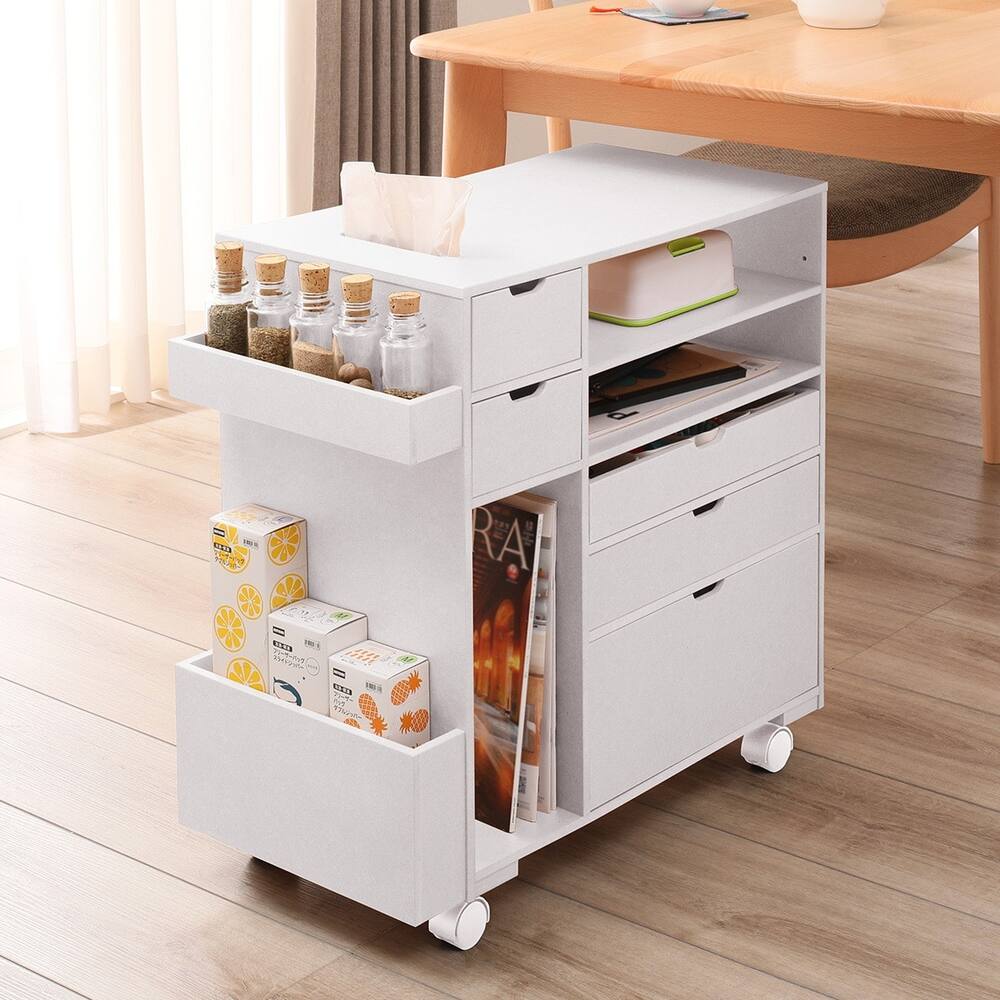バナナ苫小牧】 ニトリ家具 食器棚キャスター付き カウンターワゴン 