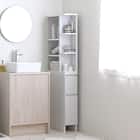 洗面所やキッチンにも使えるすき間収納 (幅20cm WH) 1枚目画像