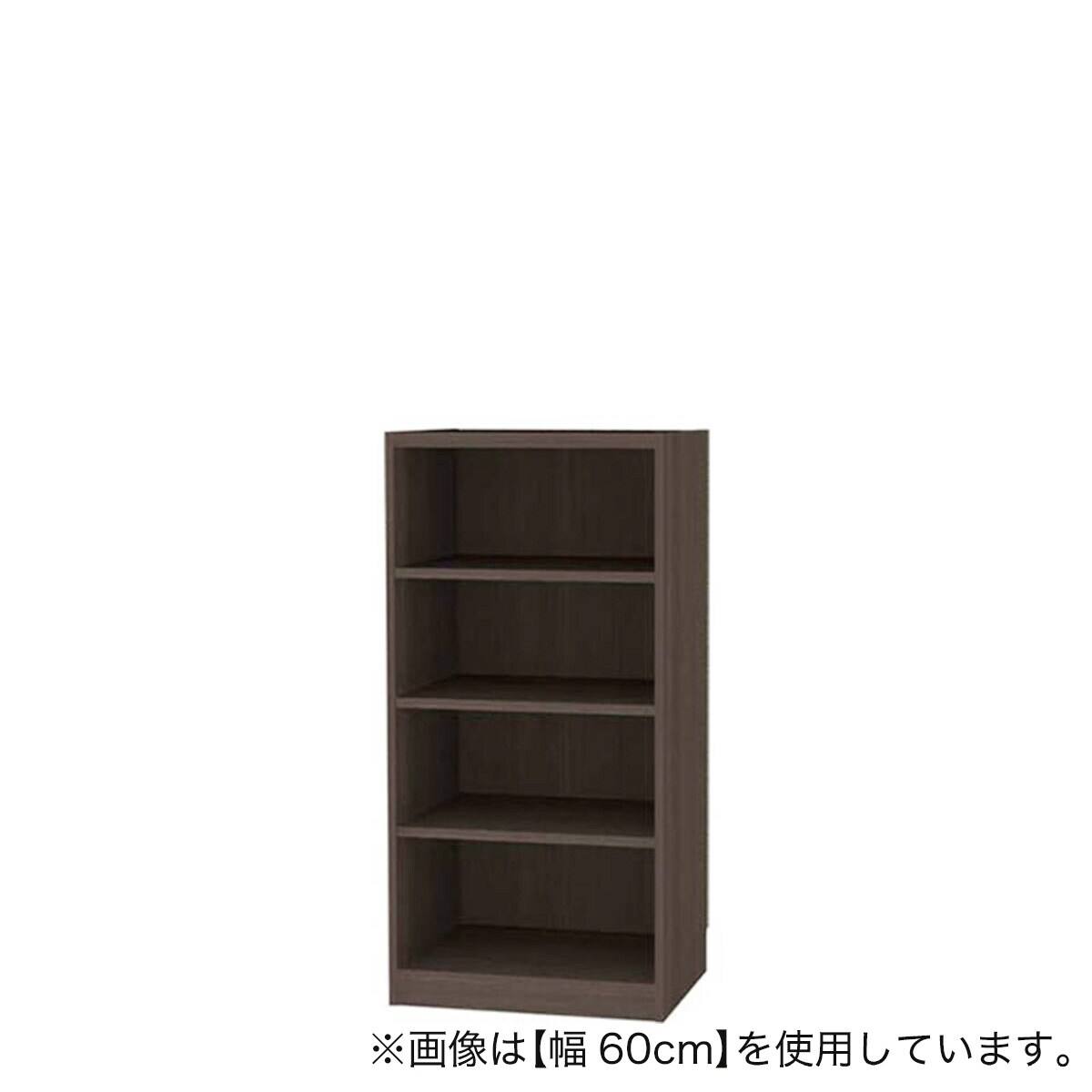 ニトリ 食器棚（幅105×奥行42×高さ181cm）　12/19以降の発送 セミオーダーラック 奥行44cm (幅55×高さ180cm DBR) | ニトリネット