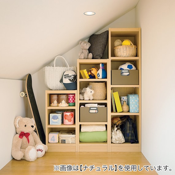 セミオーダーラック 奥行44cm (幅15×高さ60cm WH) 16枚目画像