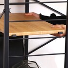 ヴィンテージテイストのL型天板デスク LBK (NA) 4枚目画像