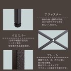 ヴィンテージテイストのL型天板デスク LBK (NA) 7枚目画像