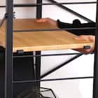 ヴィンテージテイストのL型天板デスク LBK (NA) 16枚目画像