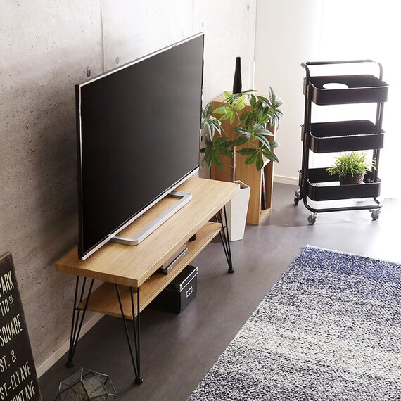 ヴィンテージテイストのコンパクトテレビ台 (NA) 2枚目画像