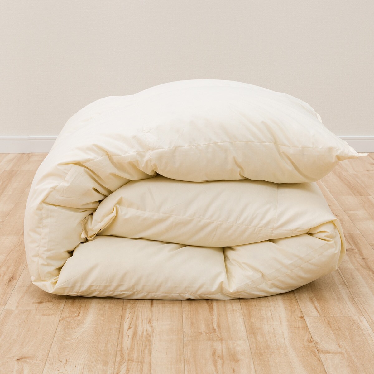 日本製】ホワイトダックダウン50% 羽毛布団(ムーンシャンテン シングル