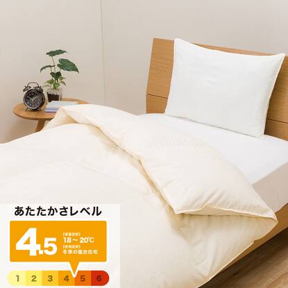 最短翌日出荷】ホワイトダックダウン50% 羽毛布団(ムーンシャンテンN  