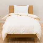 【日本製】ホワイトダックダウン70% 羽毛布団(ムーンシャンテン セミダブル) 8枚目画像