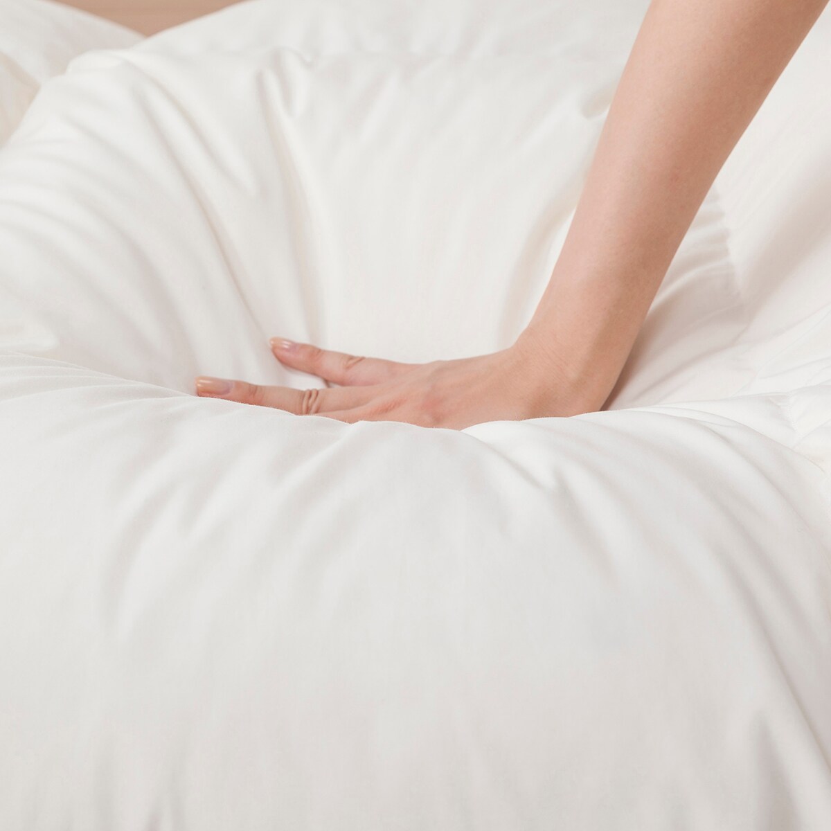 日本製】ホワイトダックダウン90% 羽毛布団(ムーンシャンテン