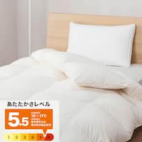 【日本製】ホワイトダックダウン95% 羽毛布団(ムーンシャンテン シングル)