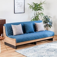 ごろ寝ソファ 布張りタイプ (幅181cm)