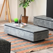 石目柄リビングテーブル(引き出し付き)【期間限定価格:11/28~1/5まで】