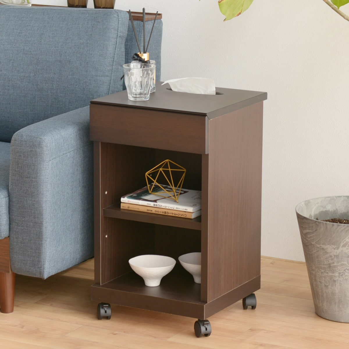 永田良介商店 ナイトテーブル 引き出し 戸袋 永田良介商店 ナイト