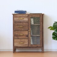 ヴィンテージ風キャビネット(幅70cm DBR)