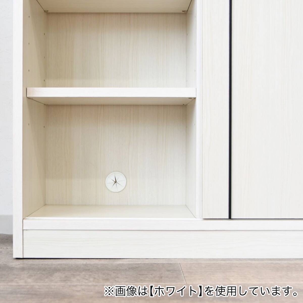 カウンター下やリビングにも使える薄型キャビネット(幅119.5cm NA